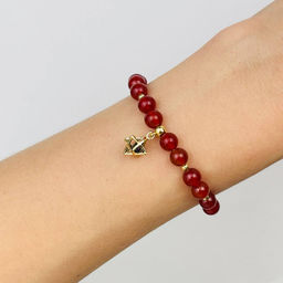 Браслет регулируемый из Сердолика от 16 см