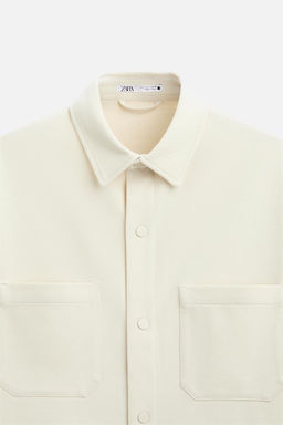 TEXTURED COMFORT OVERSHIRT - Zara фото 9