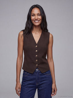 V Yaka Kad?n Triko Yelek