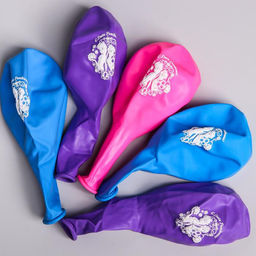 Цена за 2 шт. Шар воздушный латексный «С Днем рождения!», 12 дюйм, 5 штук, Холодное сердце