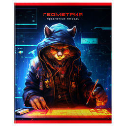 Тетрадь 48л. МИР БУДУЩЕГО "Геометрия" (ТП5ск48 56348, BG) металлизированный картон