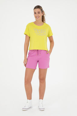 Женская фисташково-зеленая футболка - U.s. polo assn фото 11