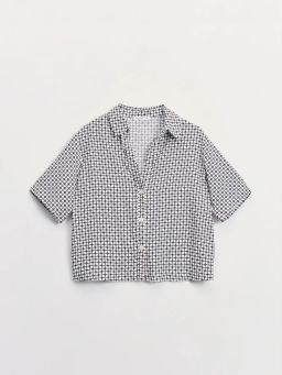 Блуза из вискозы с коротким рукавом ZR2605012011-246 / Zarina