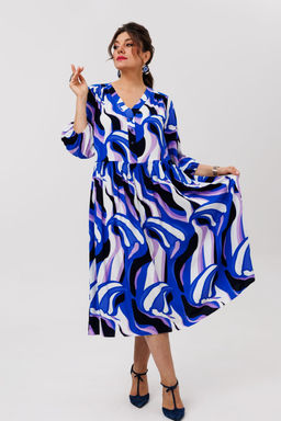 Платье ANELLI 1454 ультрамарин фото 6