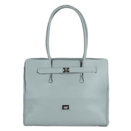 0037 grey, женская кожаная сумка "Casual" Barcelo Biagi