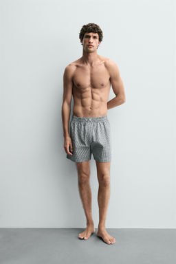 CHECK POPLIN BOXERS HARRY LAMBERT FOR ZARA X DISNEY  фото 2
