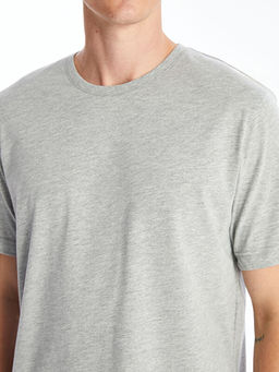 Bisiklet Yaka Penye Erkek Ti??rt