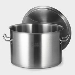 Кастрюля Hanna Knövell, 19 л, d=32 см, h=22 см толщина 0.8 мм, дно ТРС, толщина дна 4.4 мм, 201 сталь, индукция