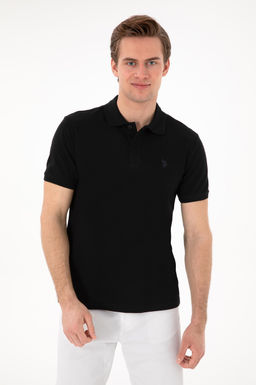 Erkek Slim Fit Polo Yaka Siyah Basic Ti__rt Sepette S_rpriz _ndirim - U.s. polo assn фото 3