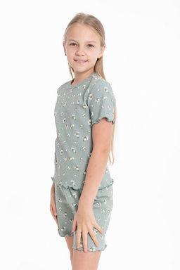 Пижама М225100пб полынь/белый - Елена фото 4