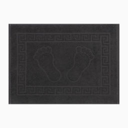 Полотенце махровое для ног 50х70см, графит 100% хлопок, 400 г/м - Текстиль центр фото 2