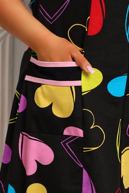 Халат женский из кулирки Марфа сердечки - Амадэль фото 7