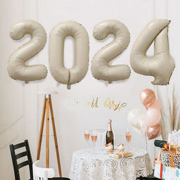 Воздушный шар фольгированный 40" цифра 4