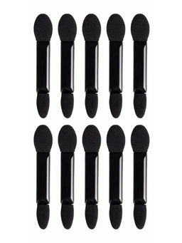 Kristaller Набор двусторонних аппликаторов для макияжа, черный, 10 шт.