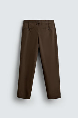 LIMITED EDITION CHINO TROUSERS WITH PLEATS - Zara фото 7