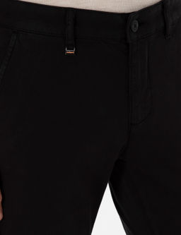 Siyah Slim Fit Kanvas Pantolon - Cacharel фото 5