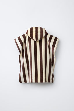PONCHO TOALLA RAYAS / Marr?n - Zara фото 2
