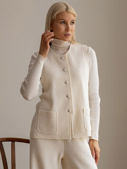 Жилет женский шерсть 60%, вискоза 40% - Волтри фото 2