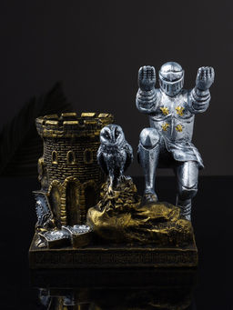 Органайзер для канцелярии «Рыцарь с совой», 15.5×14.5×9 см