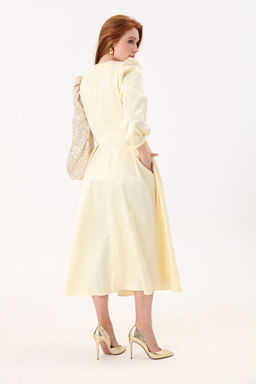 Платье NIKVA н416-4 сливочный - Liona style фото 4