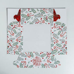Цена за 5 шт. Коробка для капкейков «С Новым годом!» 25×25×10 см
