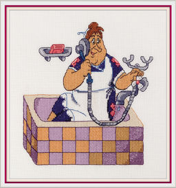 Klart набор для вышивания Союзмультфильм CMF-8-575 Фрекен Бок 18 х 16.5 см