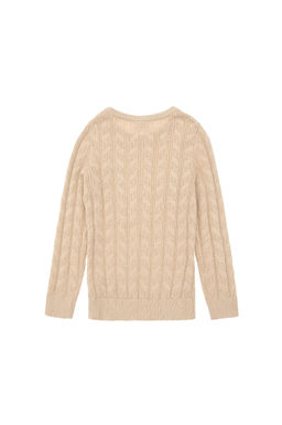 Базовый свитер песочного цвета для мальчика Неожиданная скидка в корзине - U.s. polo assn фото 3