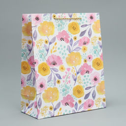 Пакет подарочный Букет 32 х 26 х 12 см