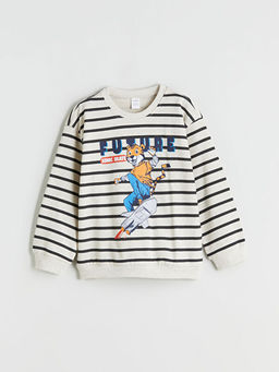 Bisiklet Yaka Erkek ?ocuk Sweatshirt