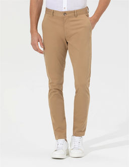 Camel Slim Fit Kanvas Pantolon - Pierre cardin фото 2