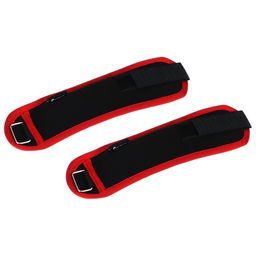 Утяжелители на запястье ONLYTOP, 2 шт. × 200 г, цвет красный