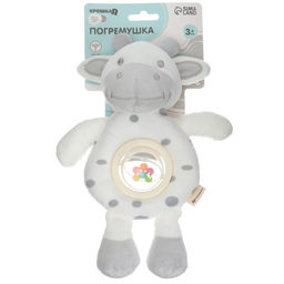 Игрушка-погремушка мягкая Крошка Я «Коровка», от 3 мес.