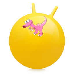 Мяч с рожками 65см "Дино" (цвет в ассортименте)