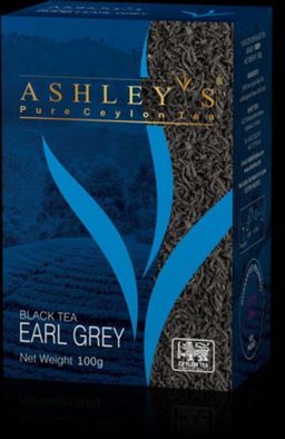 ASHLEYS. Earl Grey черный 100 гр. карт.пачка ШРИ-ЛАНКА