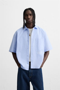 TEXT STRIPE SHIRT - Zara фото 2