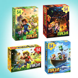 Пазлы большой набор, 20в1 МИКС, 54 элемента в каждом пазле