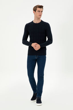 Мужской темно-синий свитер Неожиданная скидка в корзине - U.s. polo assn фото 11