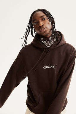 Sudadera con capucha y estampado Loose Fit