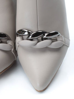 01-PCM343-3 GRAY Ботинки демисезонные женские (натуральная кожа, байка) - Фабричный китай фото 14