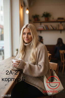 Свитер водолазка вязанная - Bruno фото 3