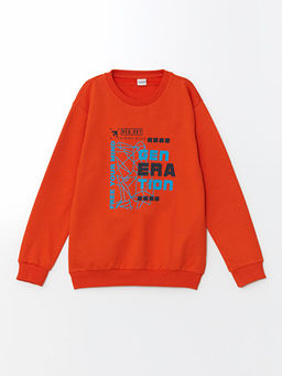 Bisiklet Yaka Erkek ?ocuk Sweatshirt