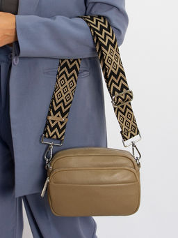 LACCOMA сумка TH941-капучино натуральная кожа полиэстр  фото 4