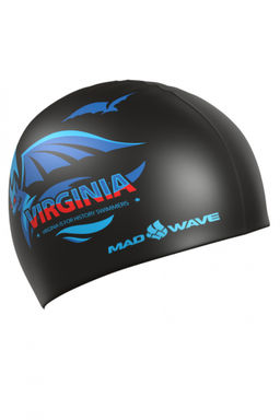 Силиконовая шапочка Virginia, Indiana, Pennsylvania, Illinois, Ohio - Mad wave фото 2