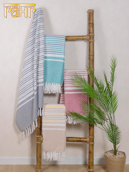 Покрывало-полотенце пляжное (хлопок) Тк№205/93/5 (90х180см) - Ганг фото 6