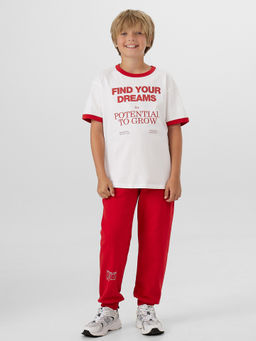 Брюки для мальчиков красные - Mark formelle фото 3