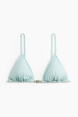 Top de bikini triangular con relleno