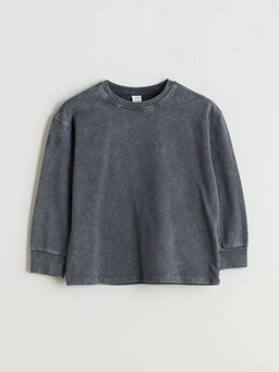 Bisiklet Yaka Erkek ?ocuk Sweatshirt