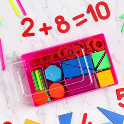 Счётный материал «Учимся считать», 130 элементов в наборе, Смешарики, МИКС