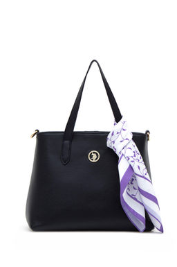 Женская подарочная темно-синяя сумочка в штучной упаковке с шарфом Неожиданная скидка в корзине