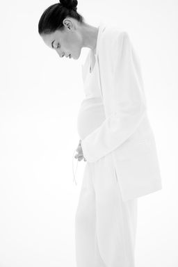 MAMA Pantalon en mezcla de lino Before & After - H&m фото 2